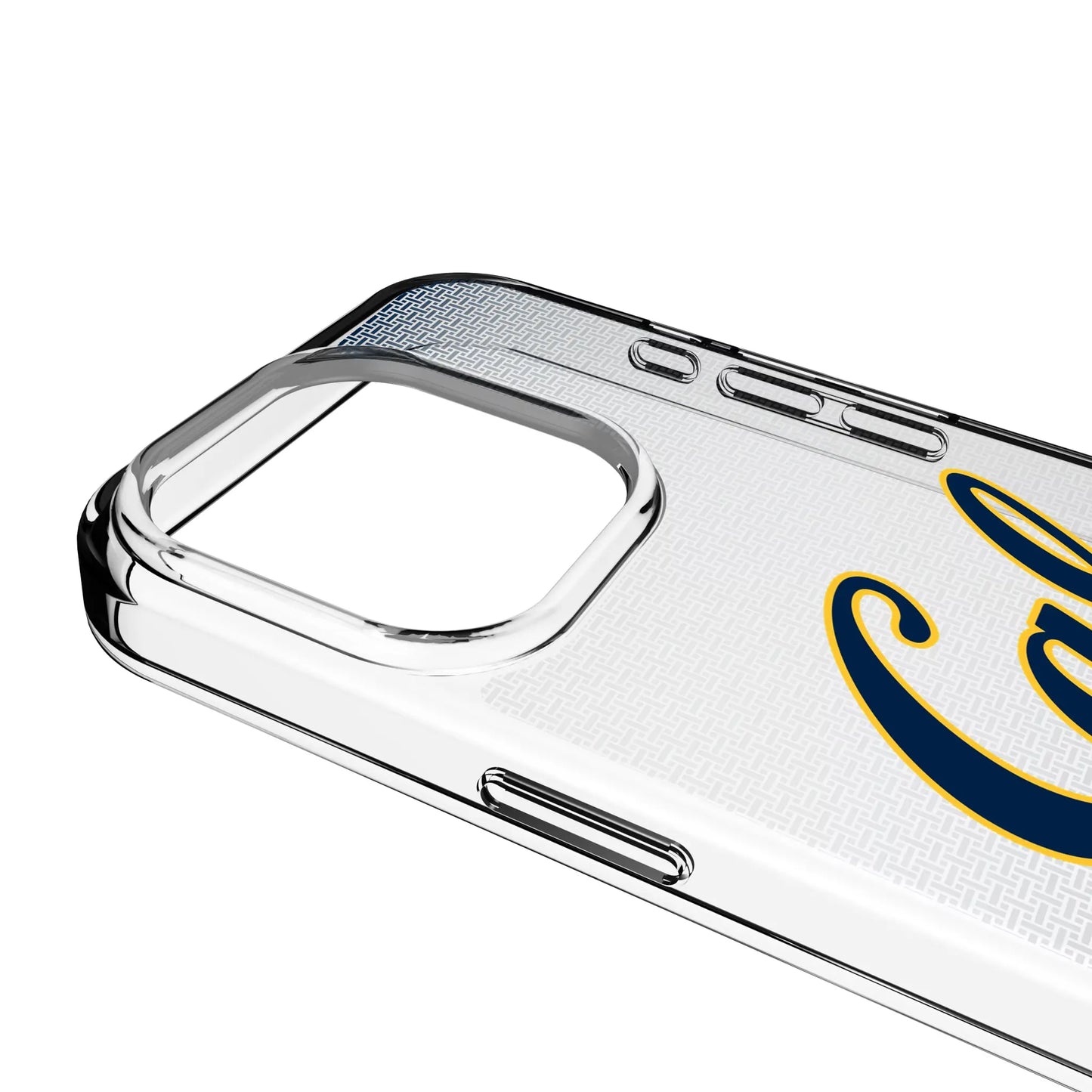 University of California Berkeley Golden Bears Linen Clear Phone Case for Apple iPhone