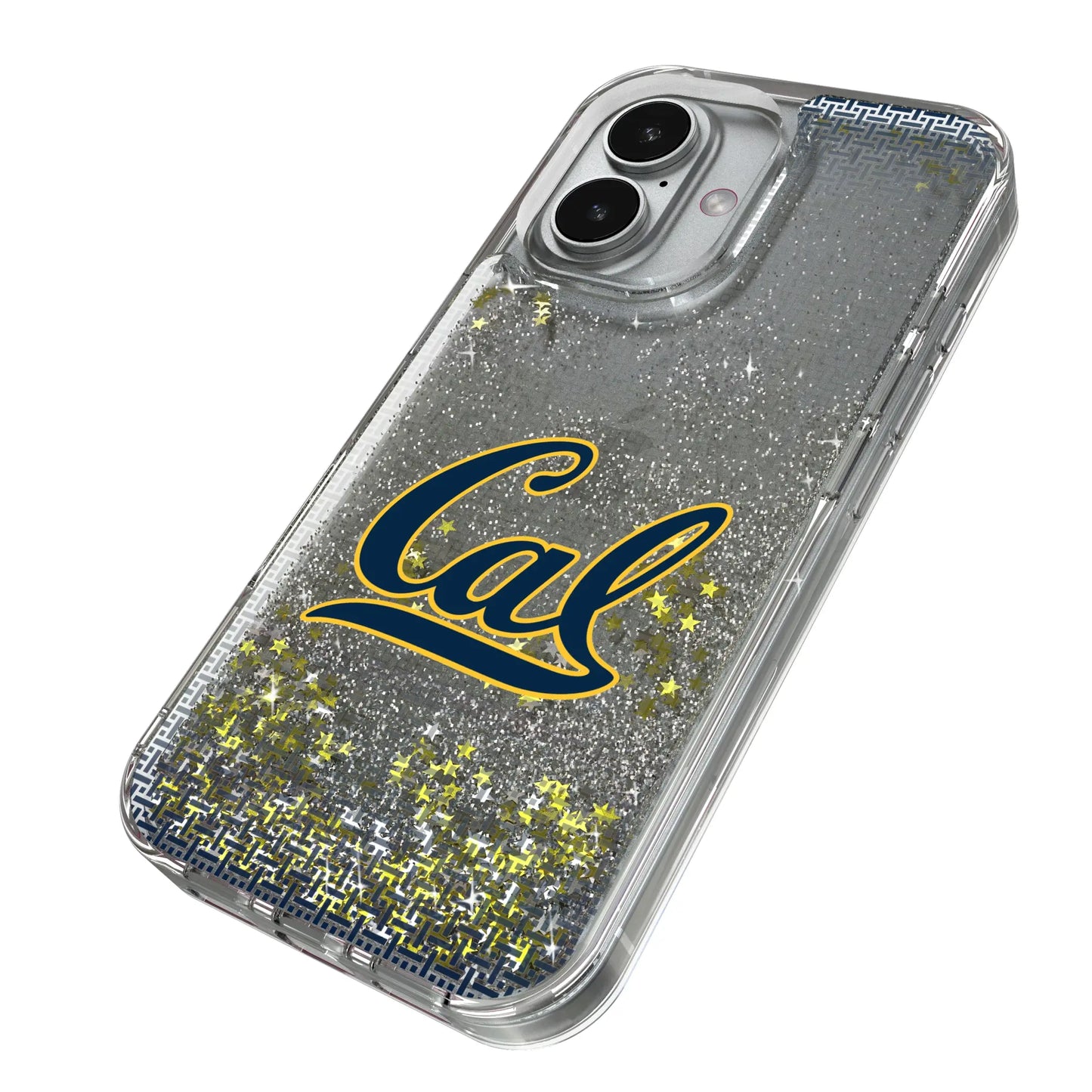 University of California Berkeley Golden Bears Linen Glitter Phone Case for Apple iPhone