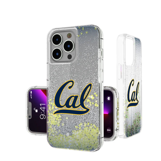 University of California Berkeley Golden Bears Linen Glitter Phone Case for Apple iPhone