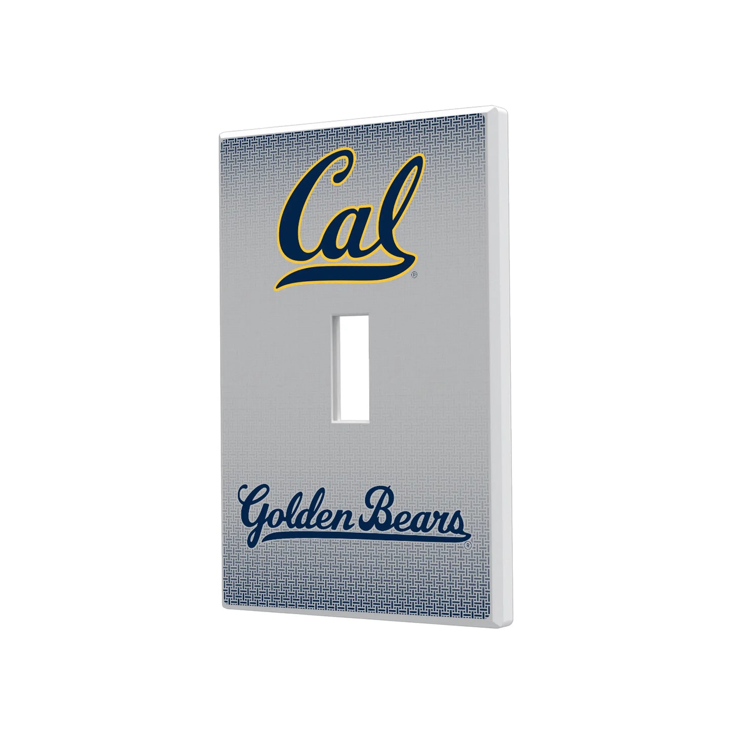 University of California Berkeley Golden Bears Linen Hidden-Screw Light Switch Plate