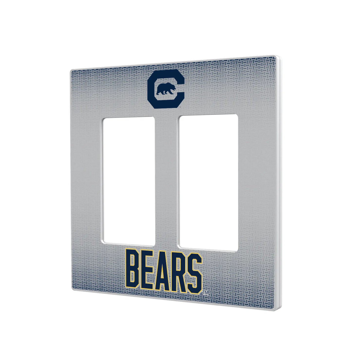 University of California Berkeley Golden Bears Linen Hidden-Screw Light Switch Plate