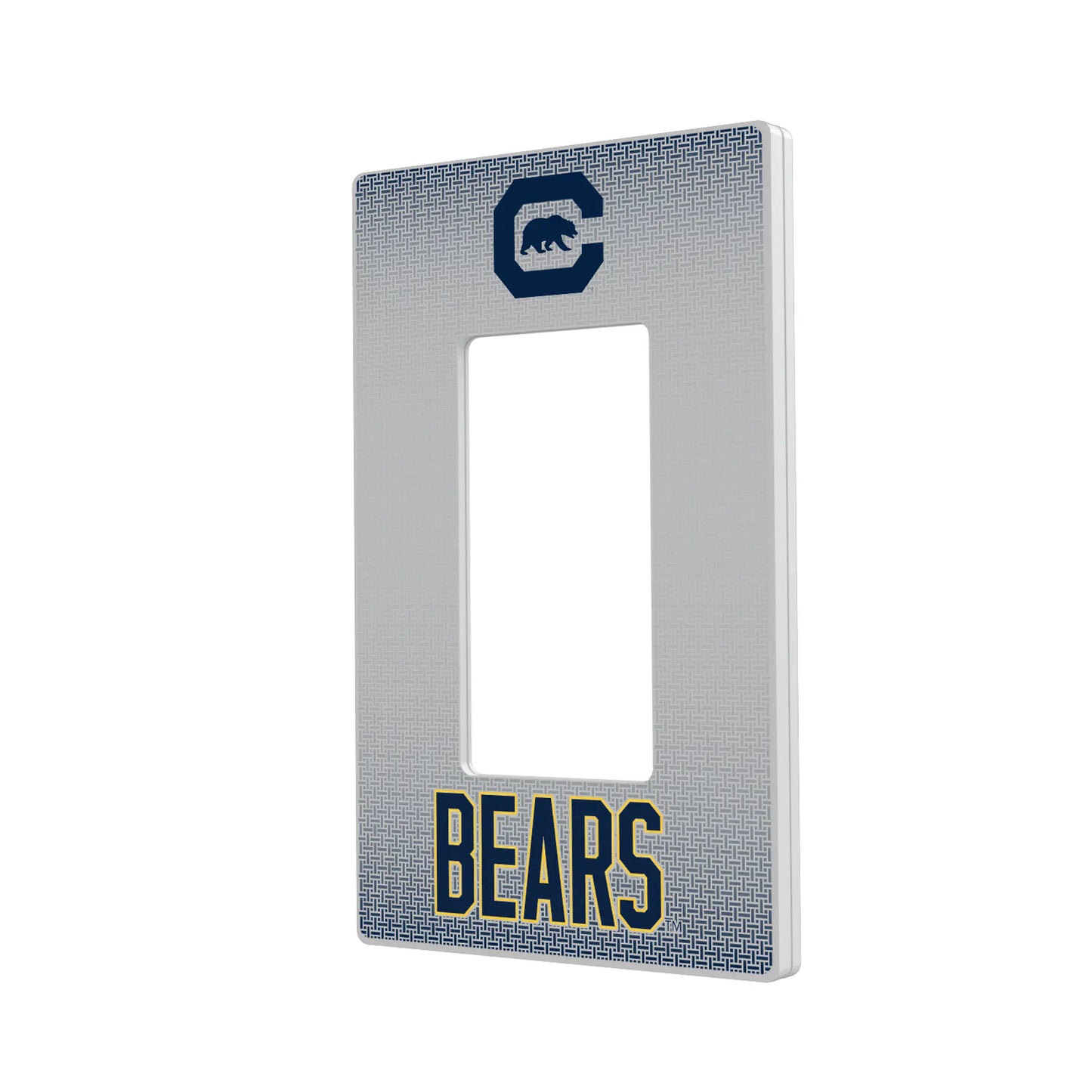 University of California Berkeley Golden Bears Linen Hidden-Screw Light Switch Plate