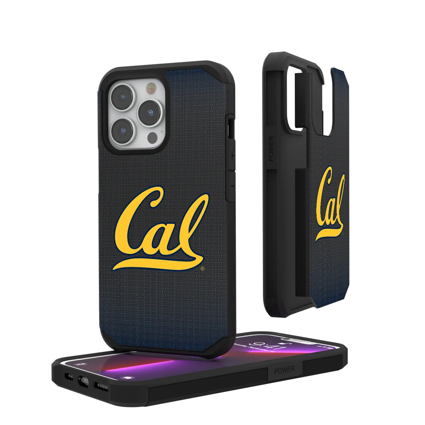 University of California Berkeley Golden Bears Linen Rugged Phone Case for Apple iPhone