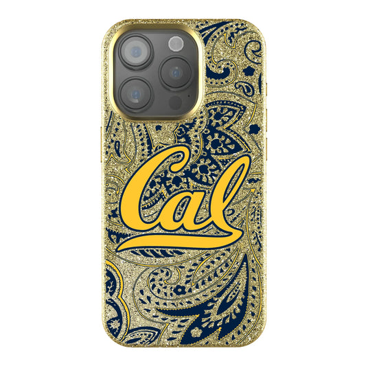 University of California Berkeley Golden Bears Paisley Bling Phone Case for Apple iPhone