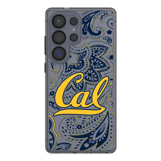University of California Berkeley Golden Bears Paisley Clear Phone Case for Samsung Galaxy