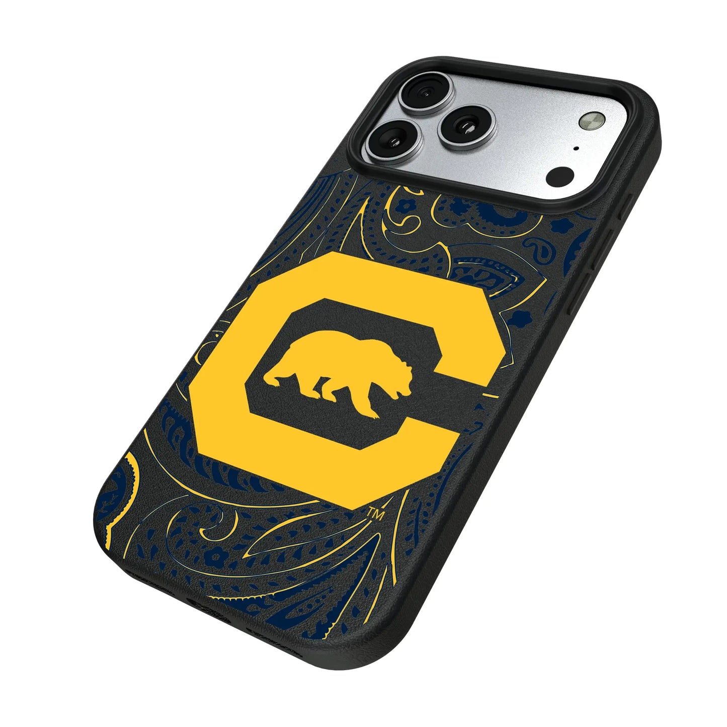 University of California Berkeley Golden Bears Paisley MagSafe Compatible Phone Case for Apple iPhone