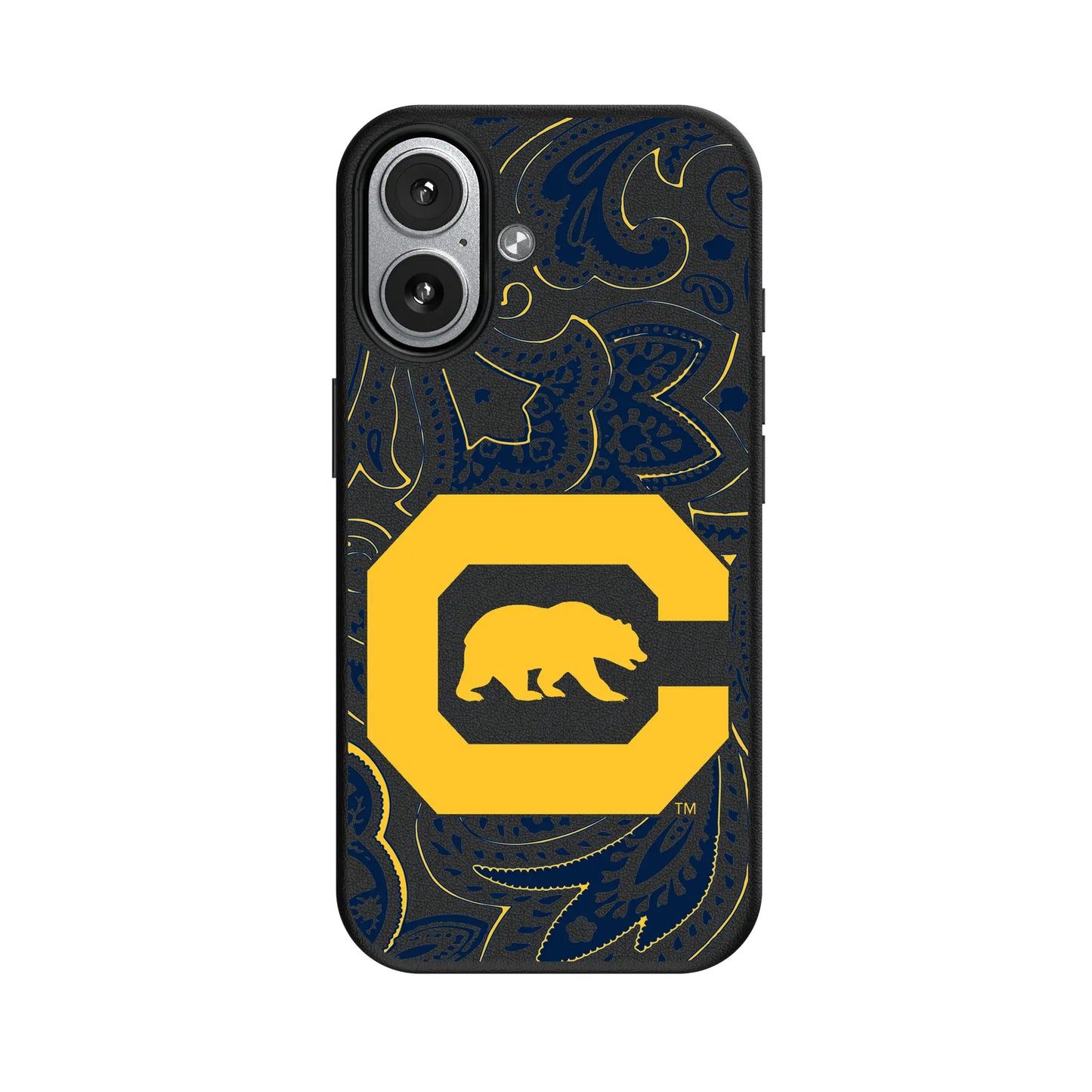 University of California Berkeley Golden Bears Paisley MagSafe Compatible Phone Case for Apple iPhone