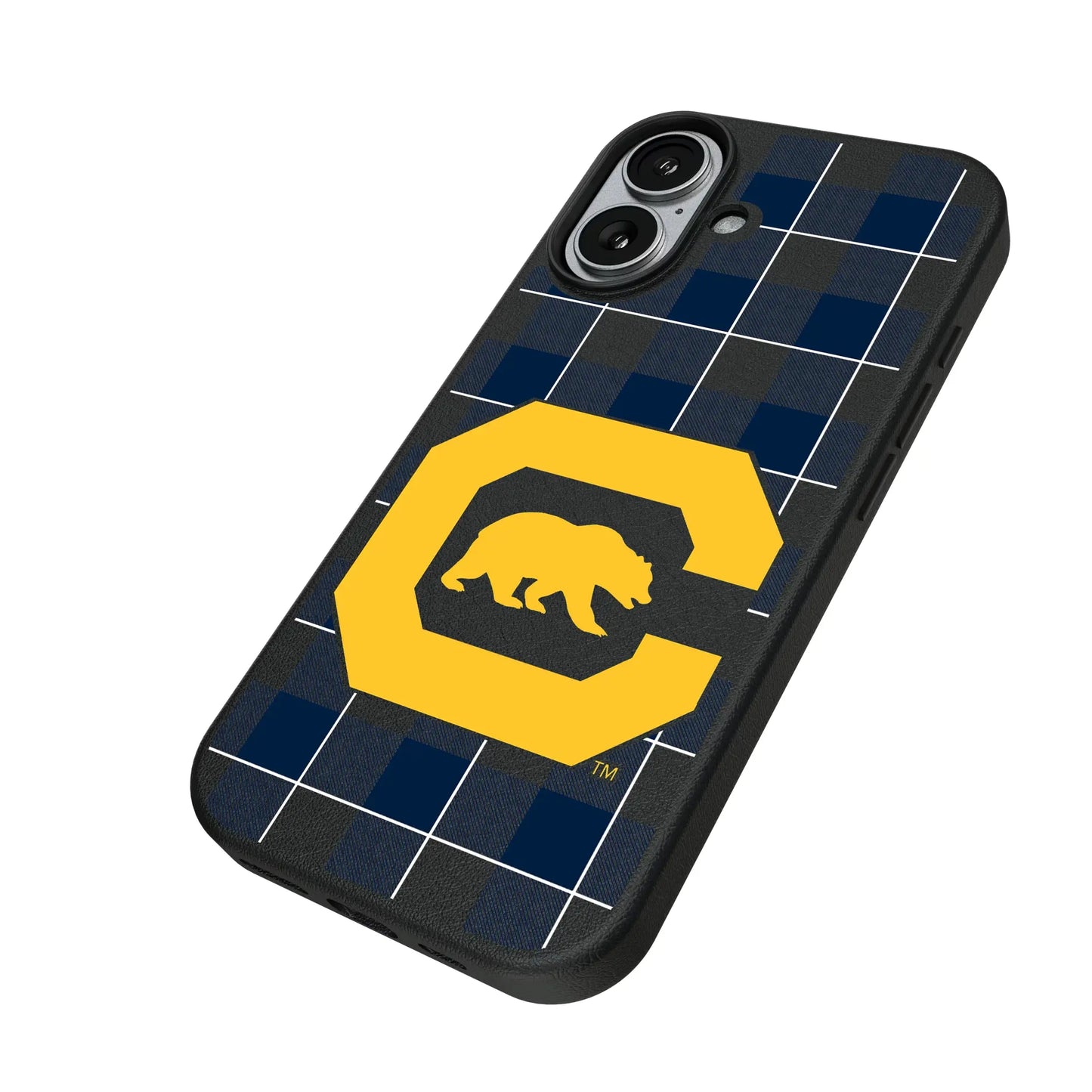 University of California Berkeley Golden Bears Plaid MagSafe Compatible Phone Case for Apple iPhone