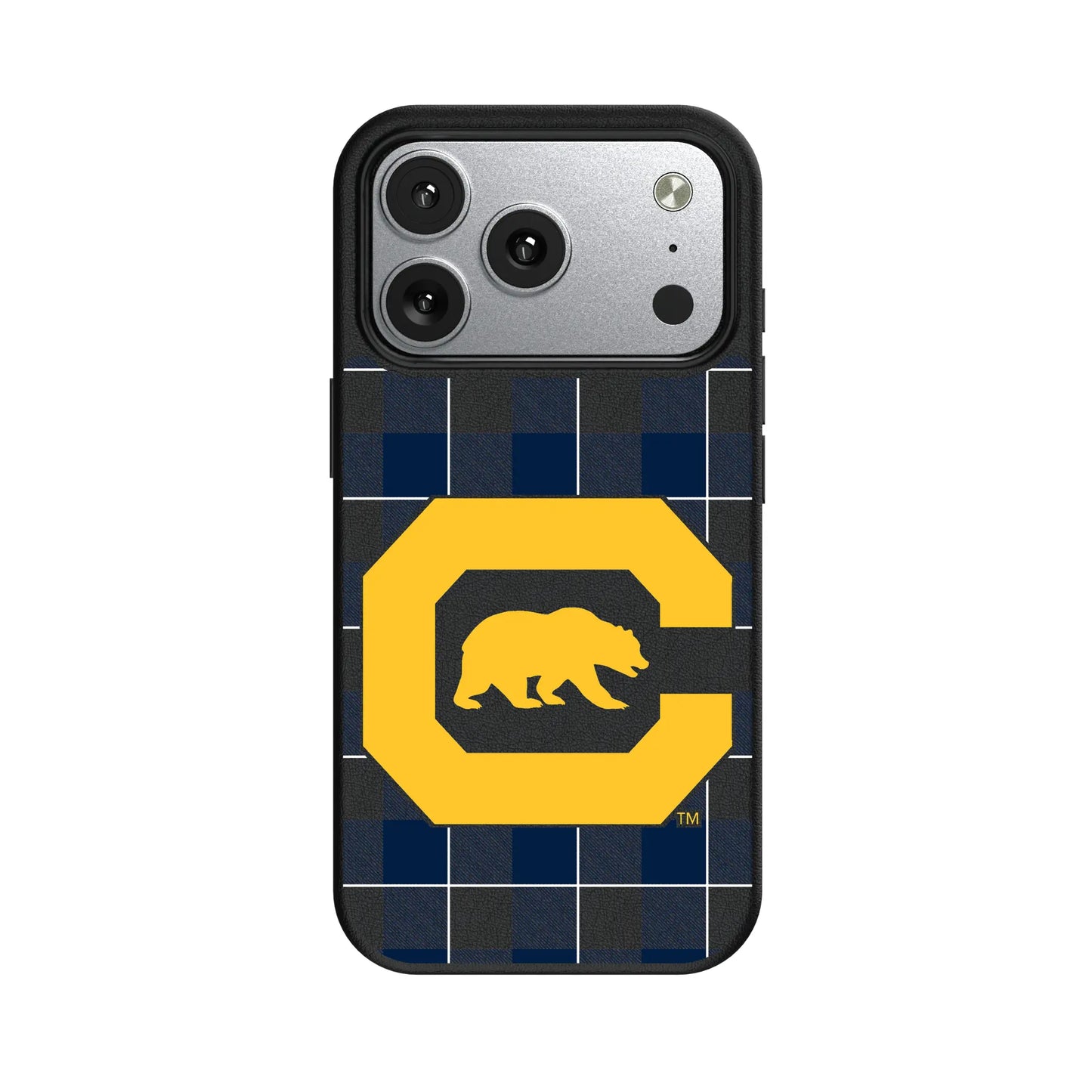 University of California Berkeley Golden Bears Plaid MagSafe Compatible Phone Case for Apple iPhone