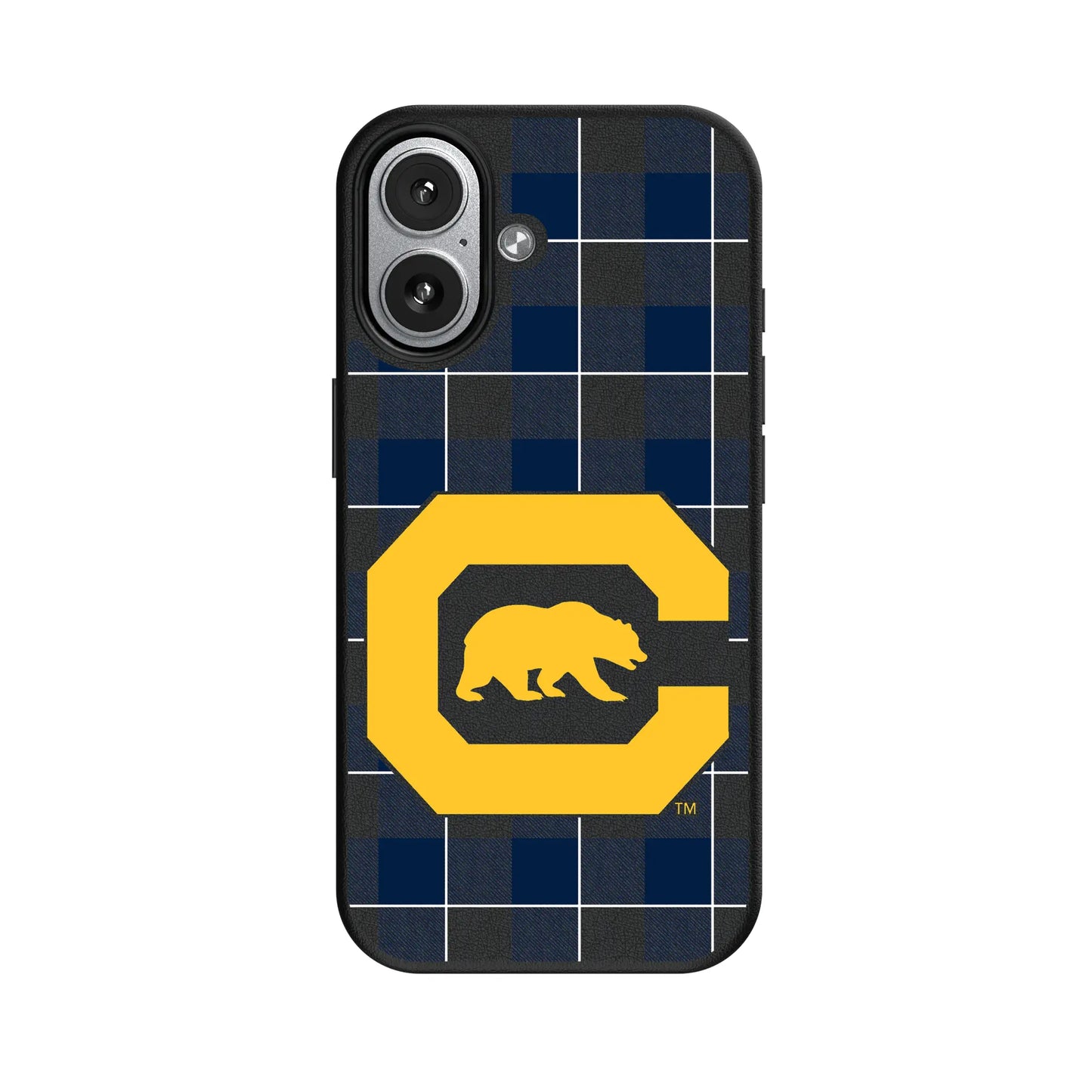 University of California Berkeley Golden Bears Plaid MagSafe Compatible Phone Case for Apple iPhone