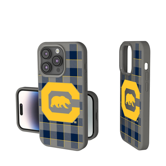 University of California Berkeley Golden Bears Plaid Soft Touch Phone Case for Apple iPhone