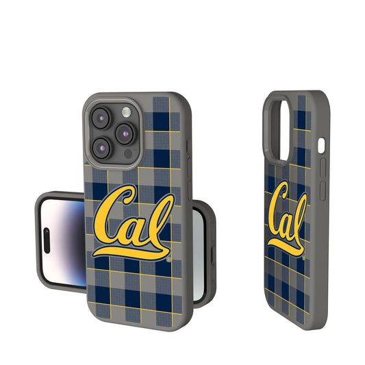 University of California Berkeley Golden Bears Plaid Soft Touch Phone Case for Apple iPhone