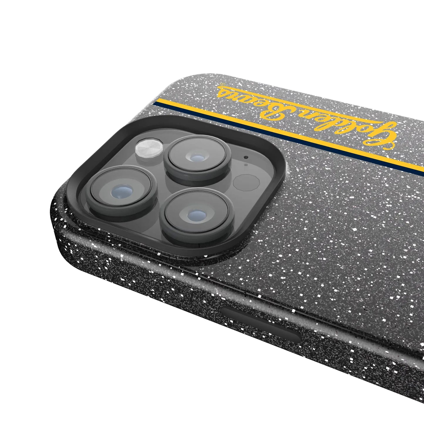 University of California Berkeley Golden Bears Sidebar Black Bling Phone Case for Apple iPhone