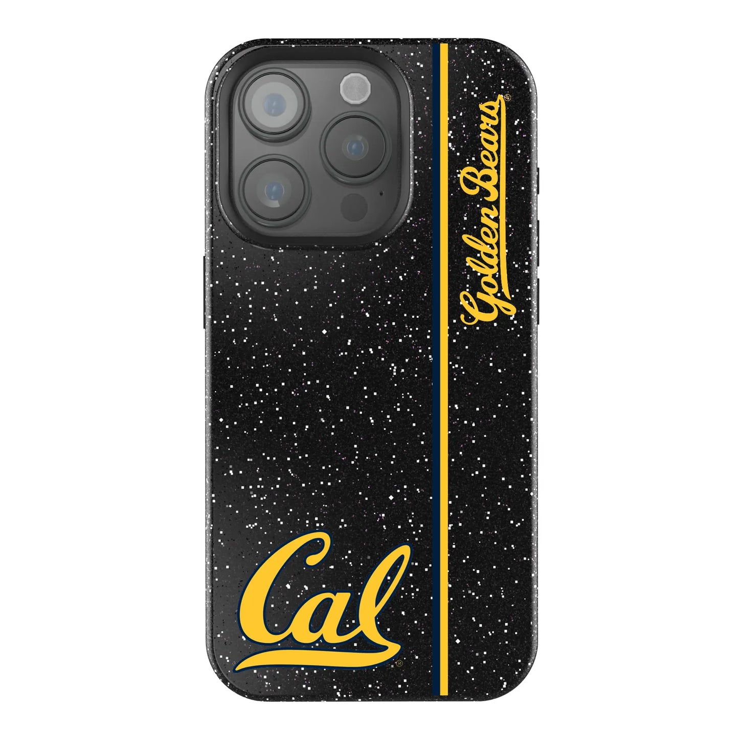 University of California Berkeley Golden Bears Sidebar Black Bling Phone Case for Apple iPhone