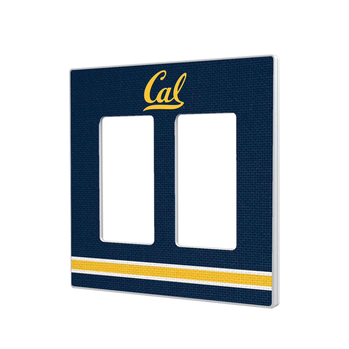 University of California Berkeley Golden Bears Stripe Hidden-Screw Light Switch Plate