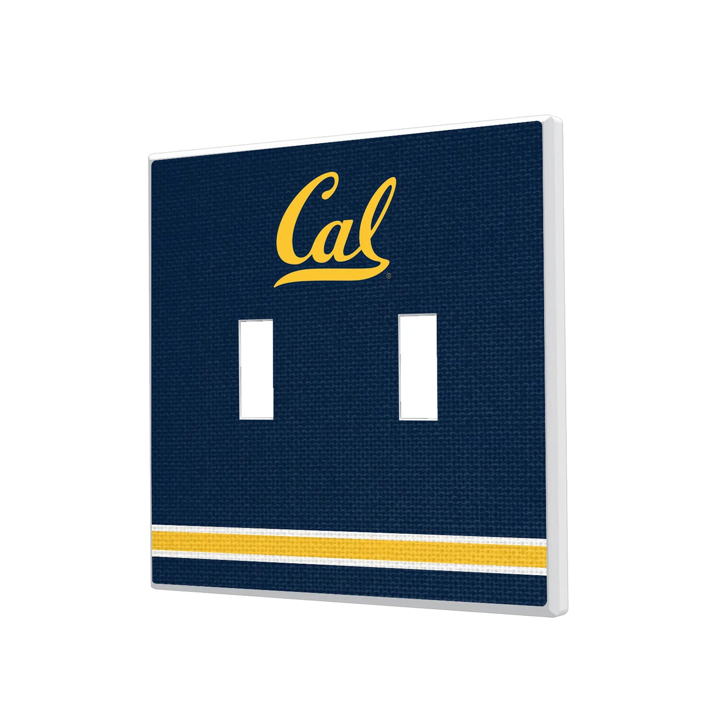 University of California Berkeley Golden Bears Stripe Hidden-Screw Light Switch Plate