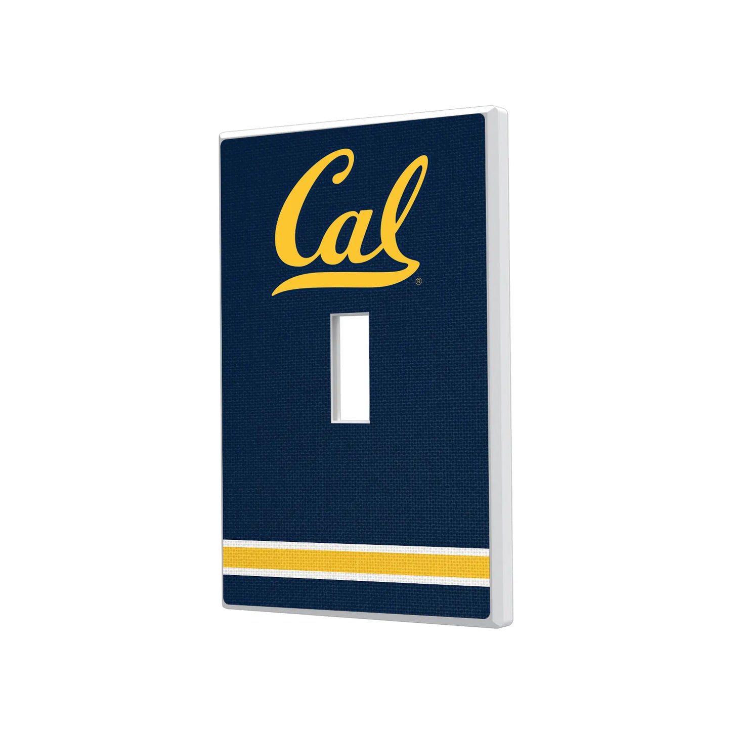 University of California Berkeley Golden Bears Stripe Hidden-Screw Light Switch Plate