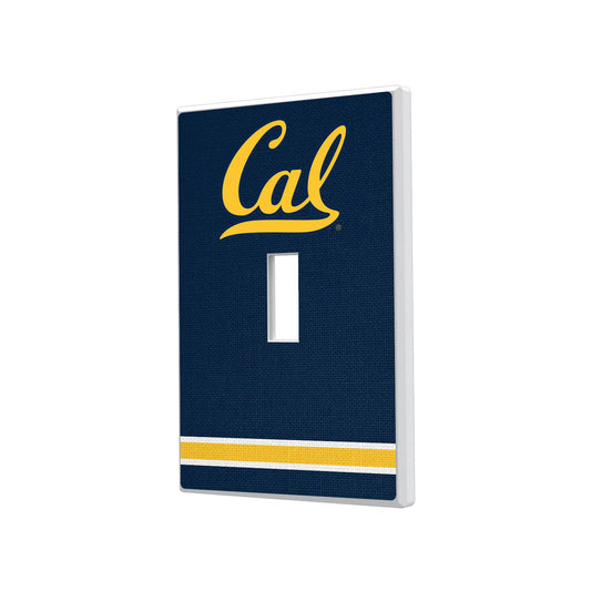 University of California Berkeley Golden Bears Stripe Hidden-Screw Light Switch Plate