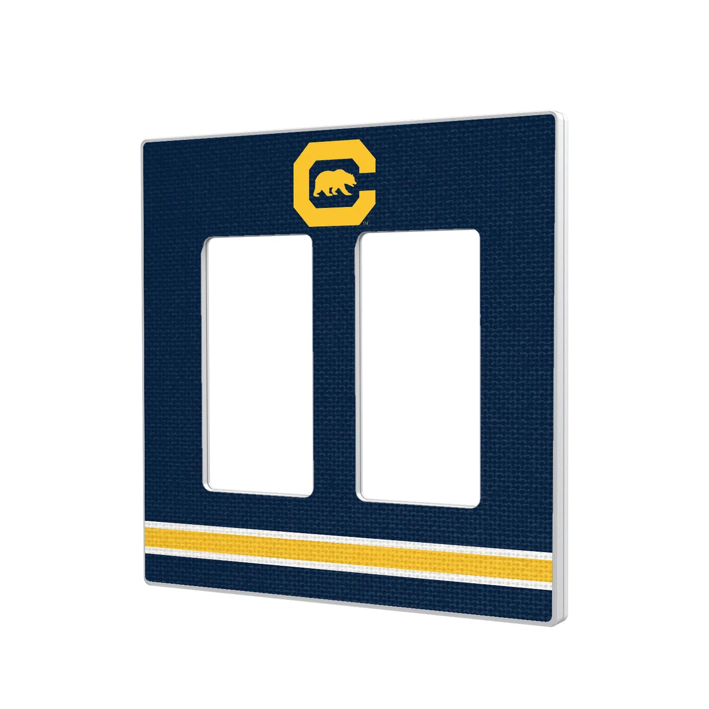 University of California Berkeley Golden Bears Stripe Hidden-Screw Light Switch Plate