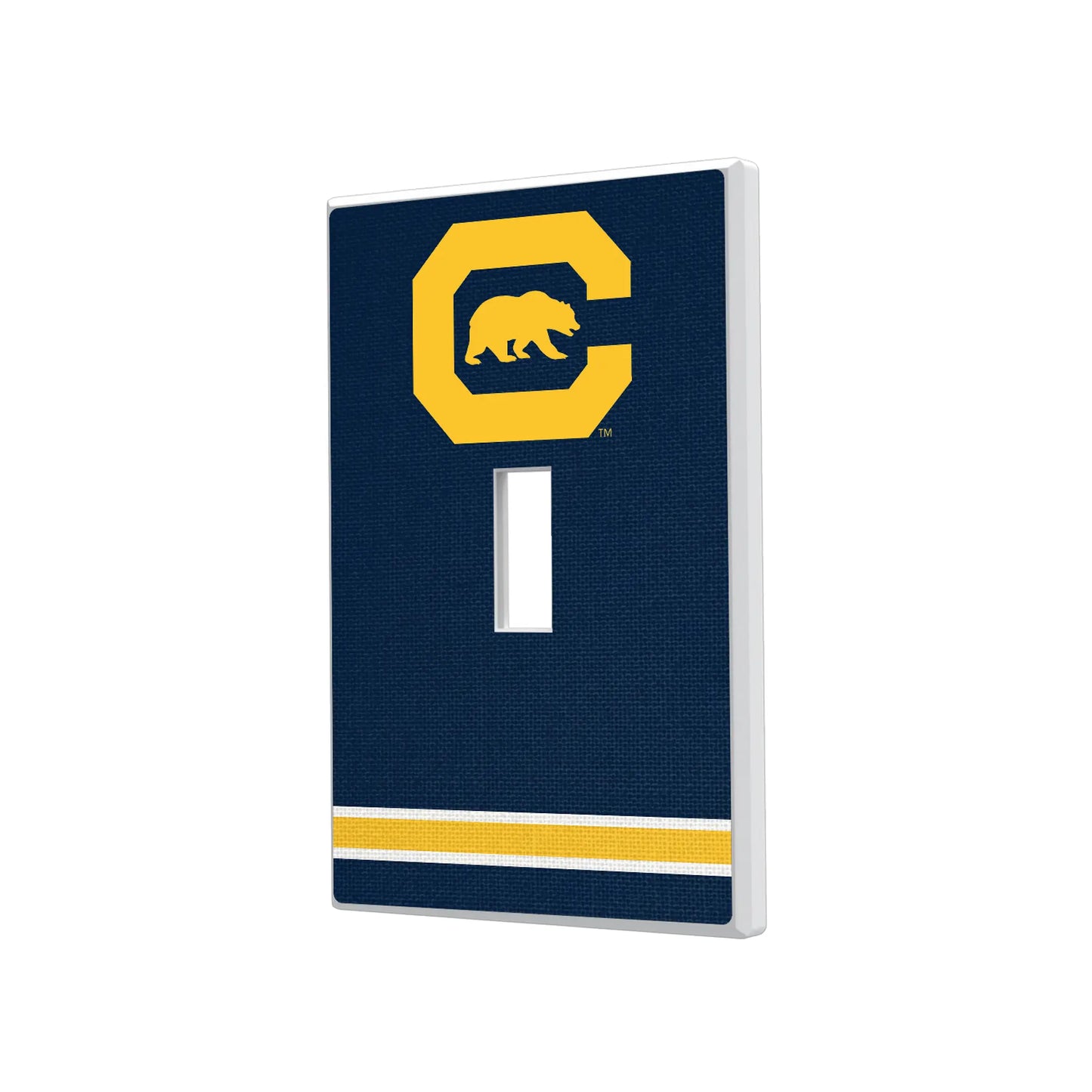 University of California Berkeley Golden Bears Stripe Hidden-Screw Light Switch Plate