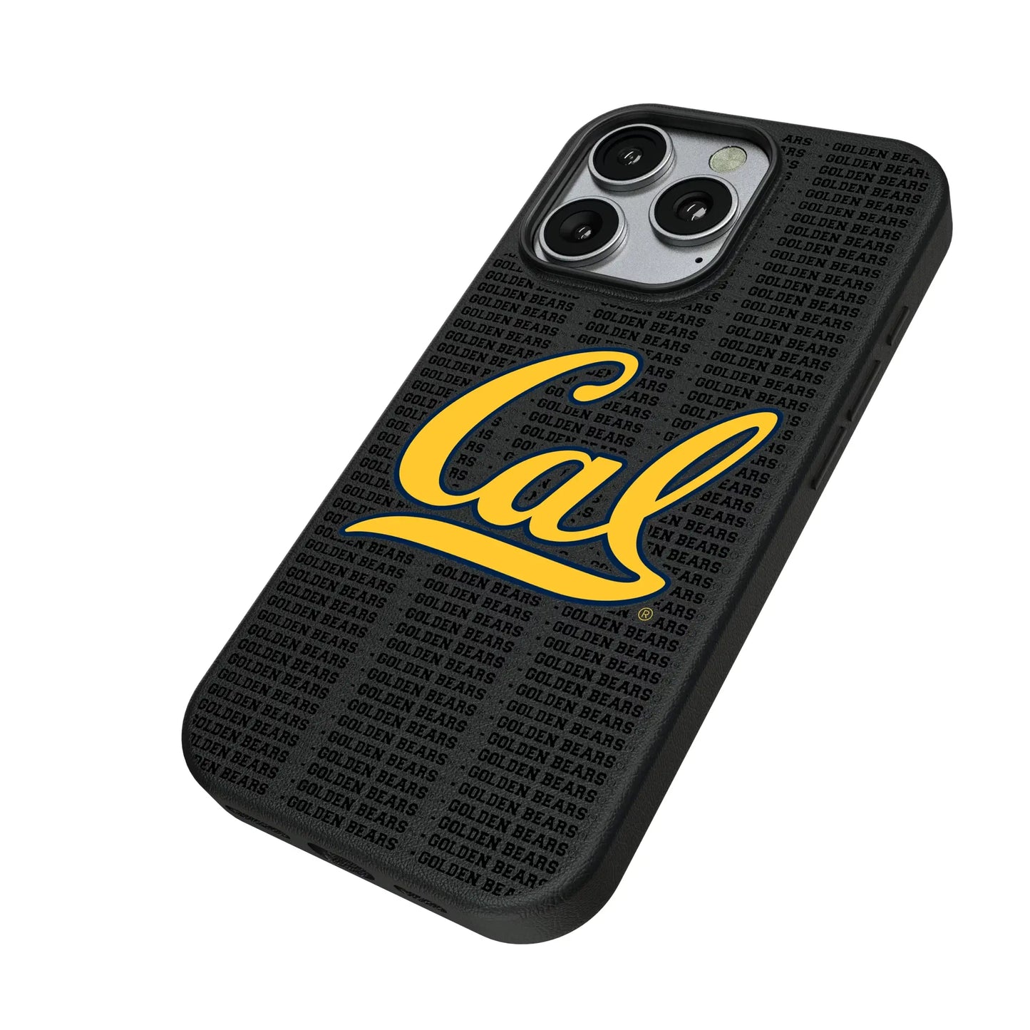 University of California Berkeley Golden Bears Text Backdrop MagSafe Compatible Phone Case for Apple iPhone