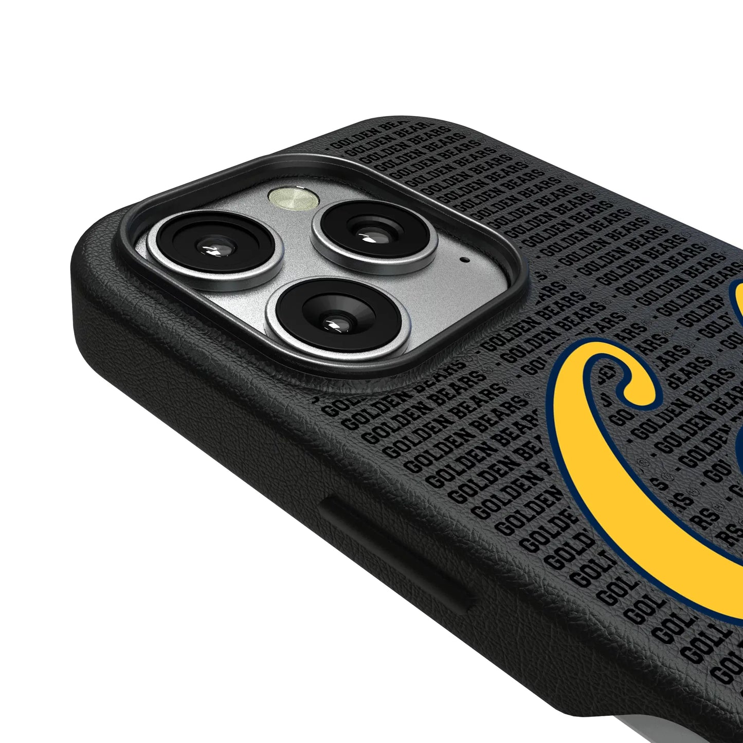 University of California Berkeley Golden Bears Text Backdrop MagSafe Compatible Phone Case for Apple iPhone