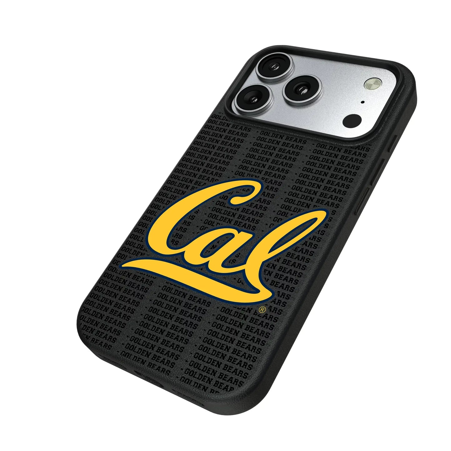 University of California Berkeley Golden Bears Text Backdrop MagSafe Compatible Phone Case for Apple iPhone