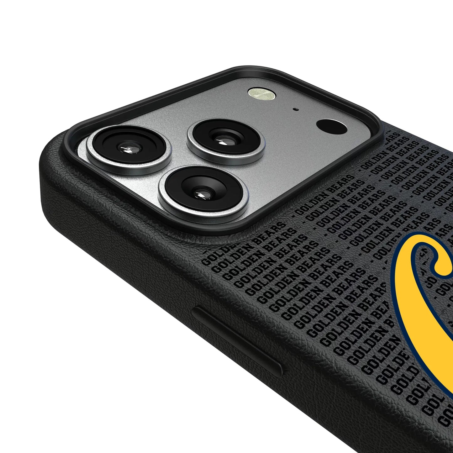 University of California Berkeley Golden Bears Text Backdrop MagSafe Compatible Phone Case for Apple iPhone