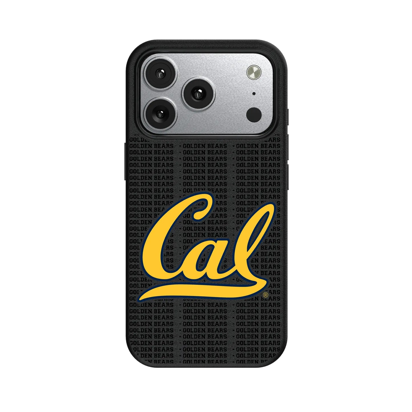 University of California Berkeley Golden Bears Text Backdrop MagSafe Compatible Phone Case for Apple iPhone