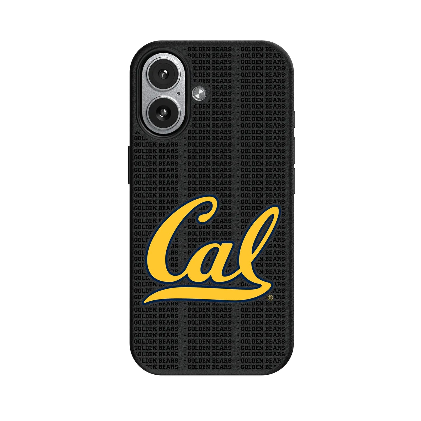 University of California Berkeley Golden Bears Text Backdrop MagSafe Compatible Phone Case for Apple iPhone