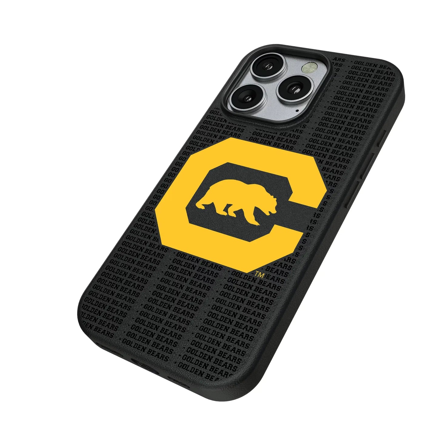 University of California Berkeley Golden Bears Text Backdrop MagSafe Compatible Phone Case for Apple iPhone