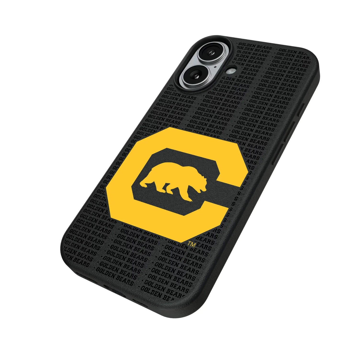 University of California Berkeley Golden Bears Text Backdrop MagSafe Compatible Phone Case for Apple iPhone