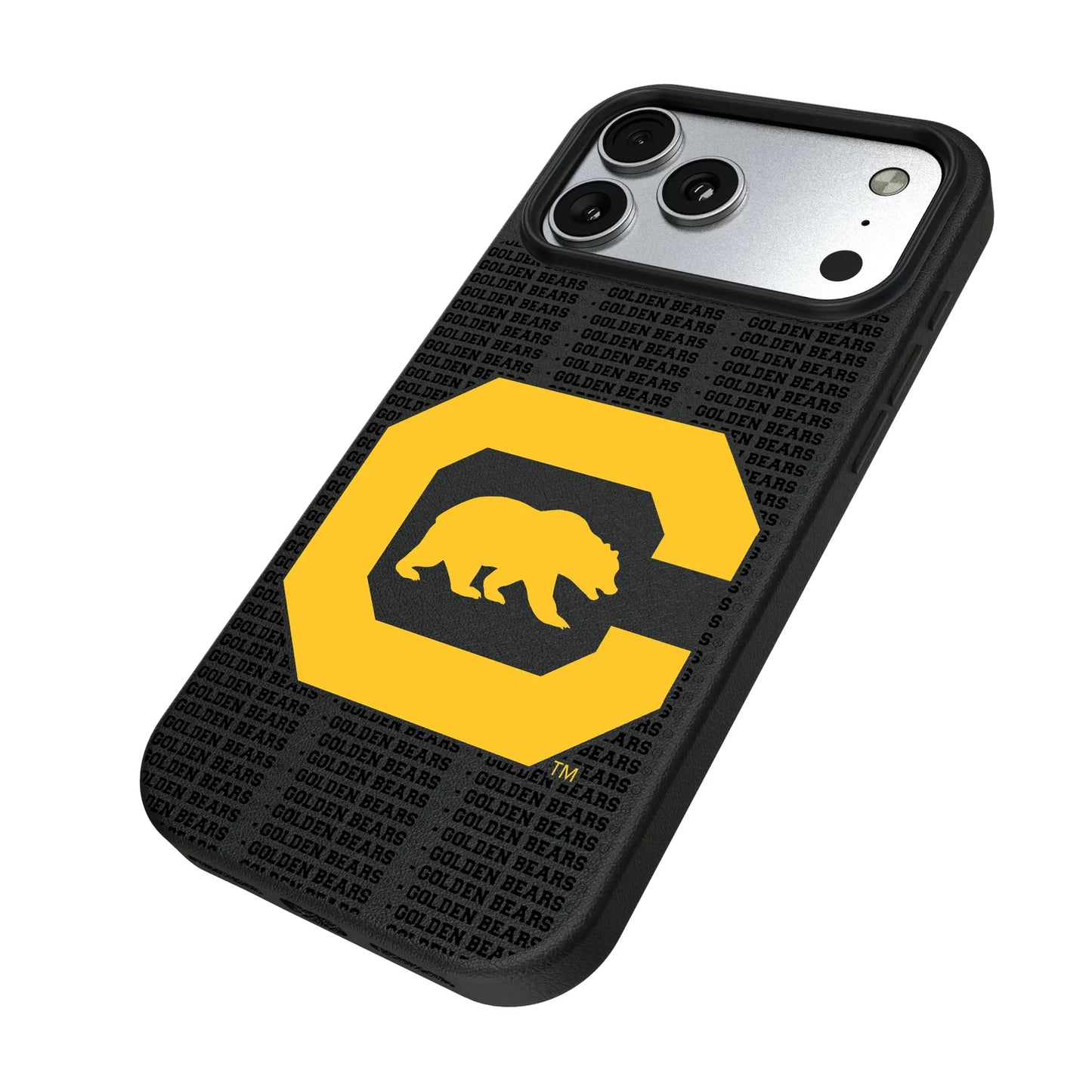 University of California Berkeley Golden Bears Text Backdrop MagSafe Compatible Phone Case for Apple iPhone