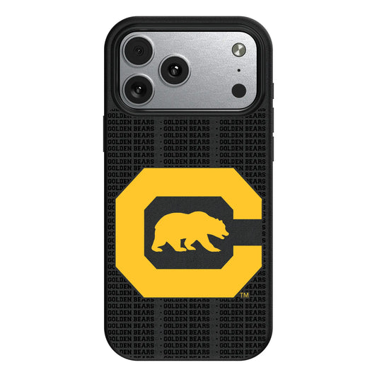 University of California Berkeley Golden Bears Text Backdrop MagSafe Compatible Phone Case for Apple iPhone