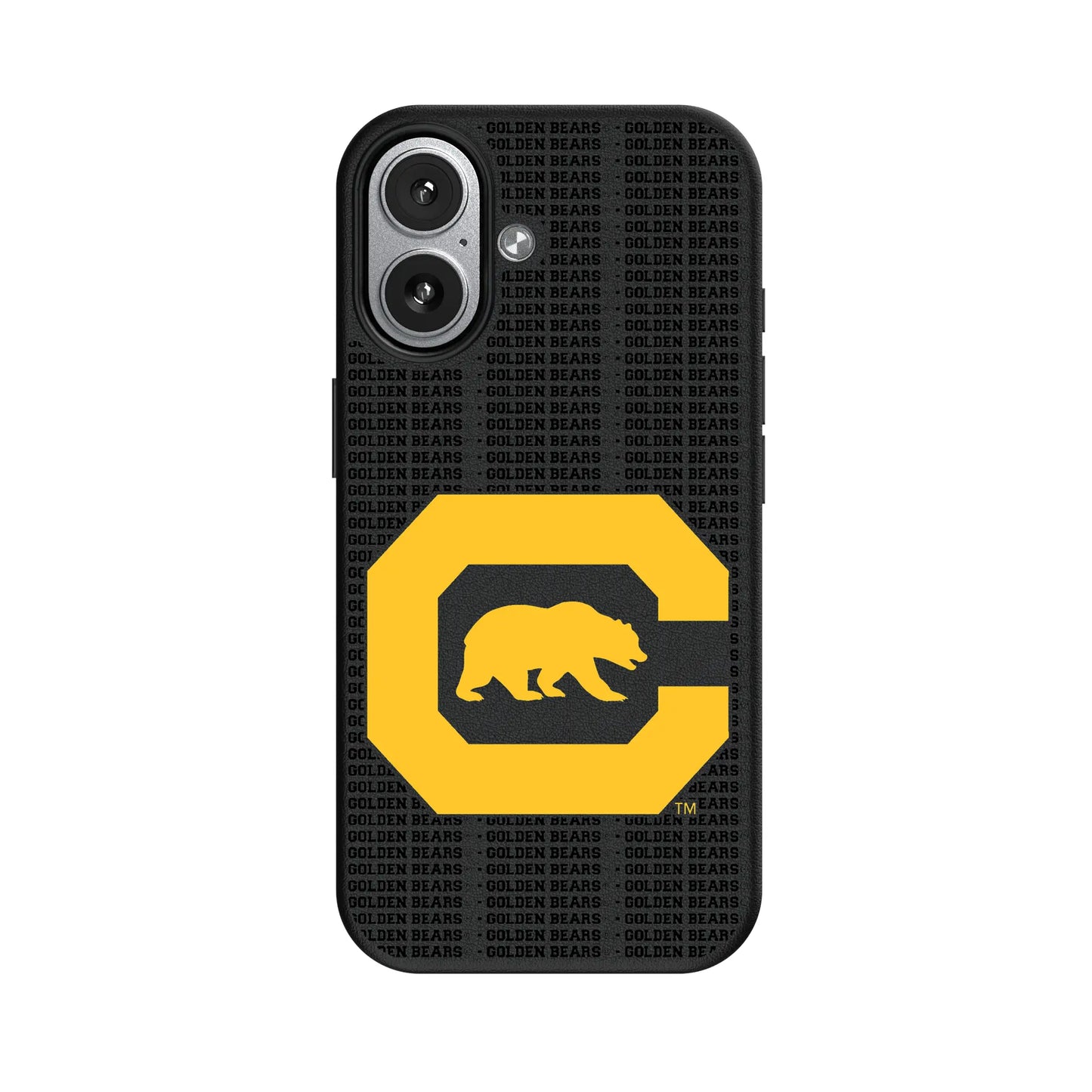 University of California Berkeley Golden Bears Text Backdrop MagSafe Compatible Phone Case for Apple iPhone