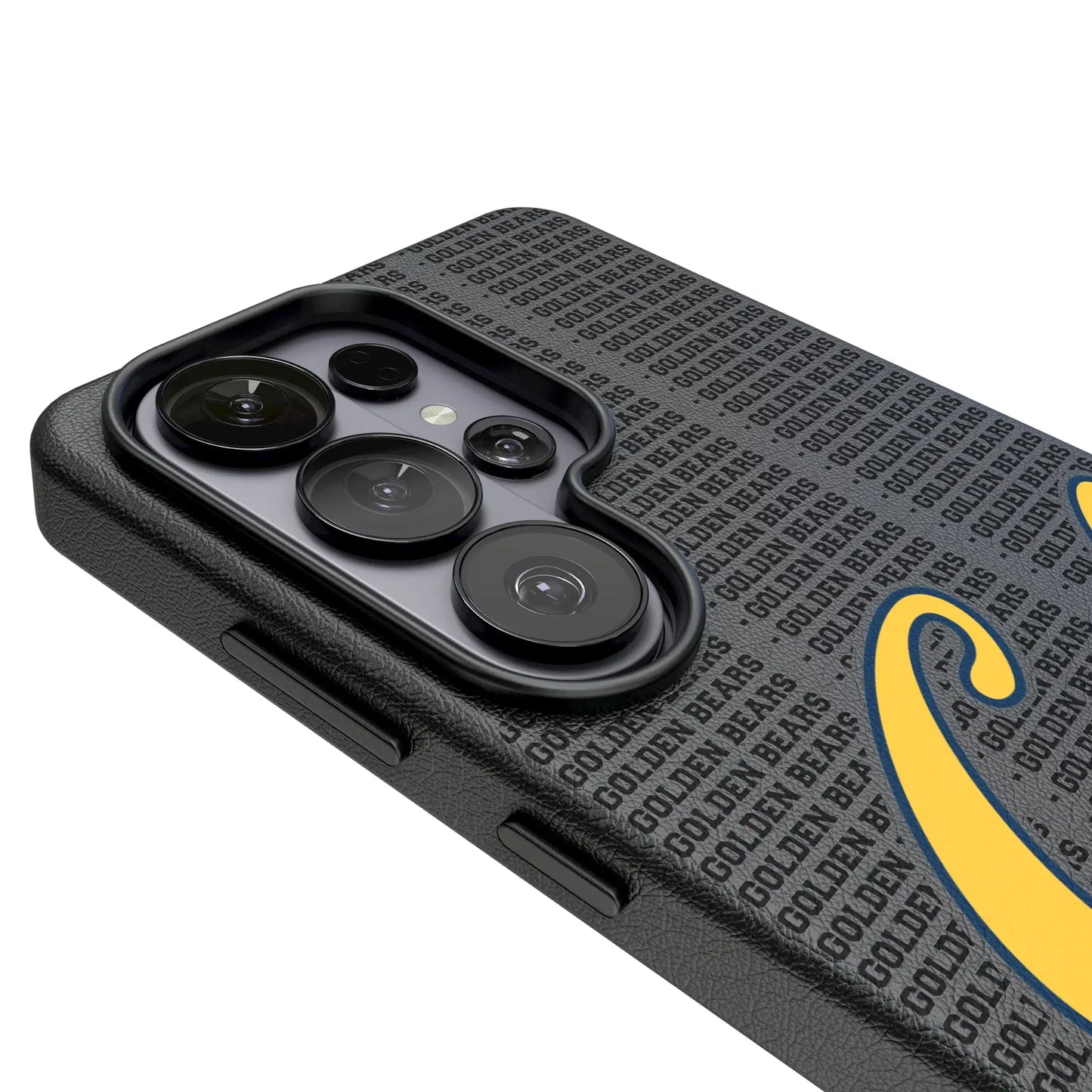 University of California Berkeley Golden Bears Text Backdrop MagSafe Compatible Phone Case for Samsung Galaxy