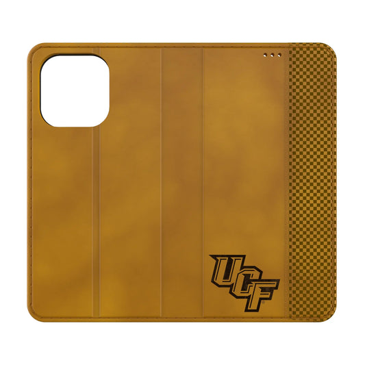University of Central Florida Golden Knights Burn Folio Phone Case for Apple iPhone