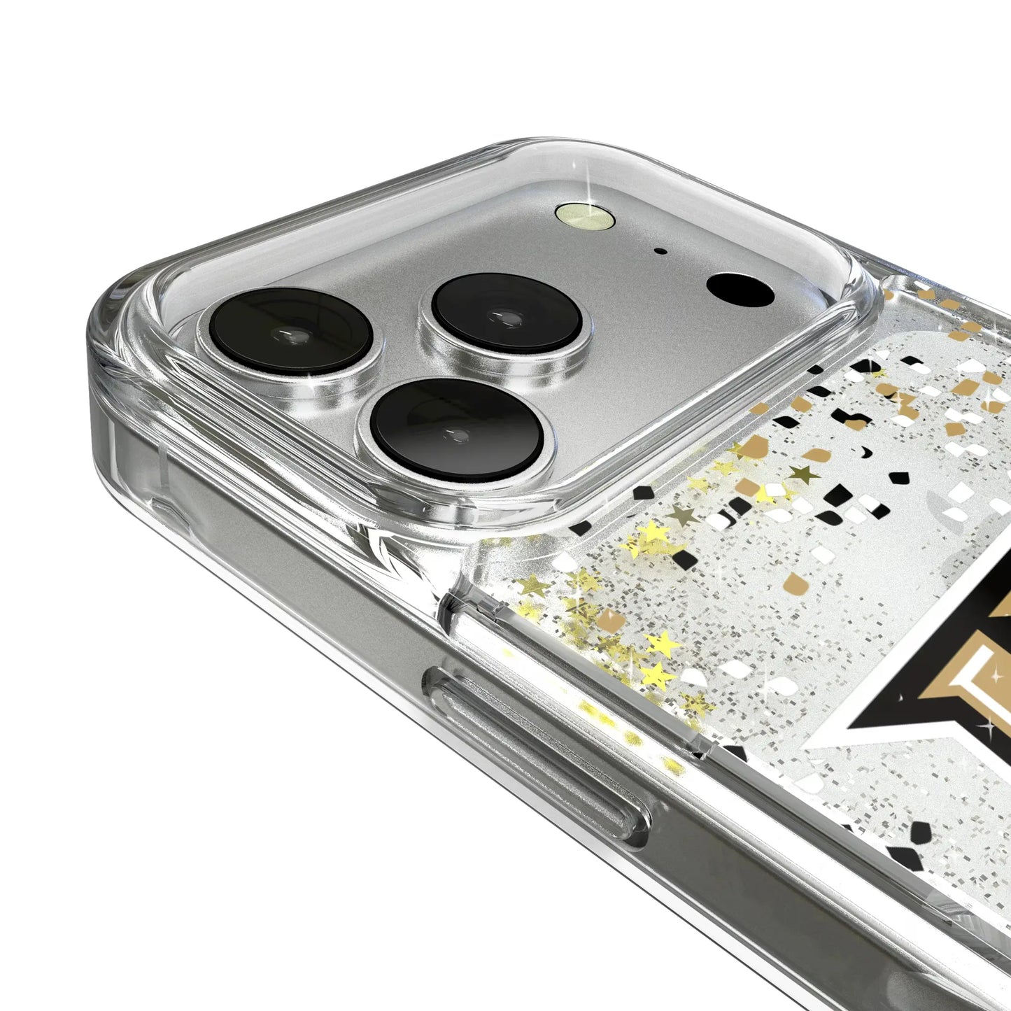 University of Central Florida Golden Knights Confetti Glitter Phone Case for Apple iPhone