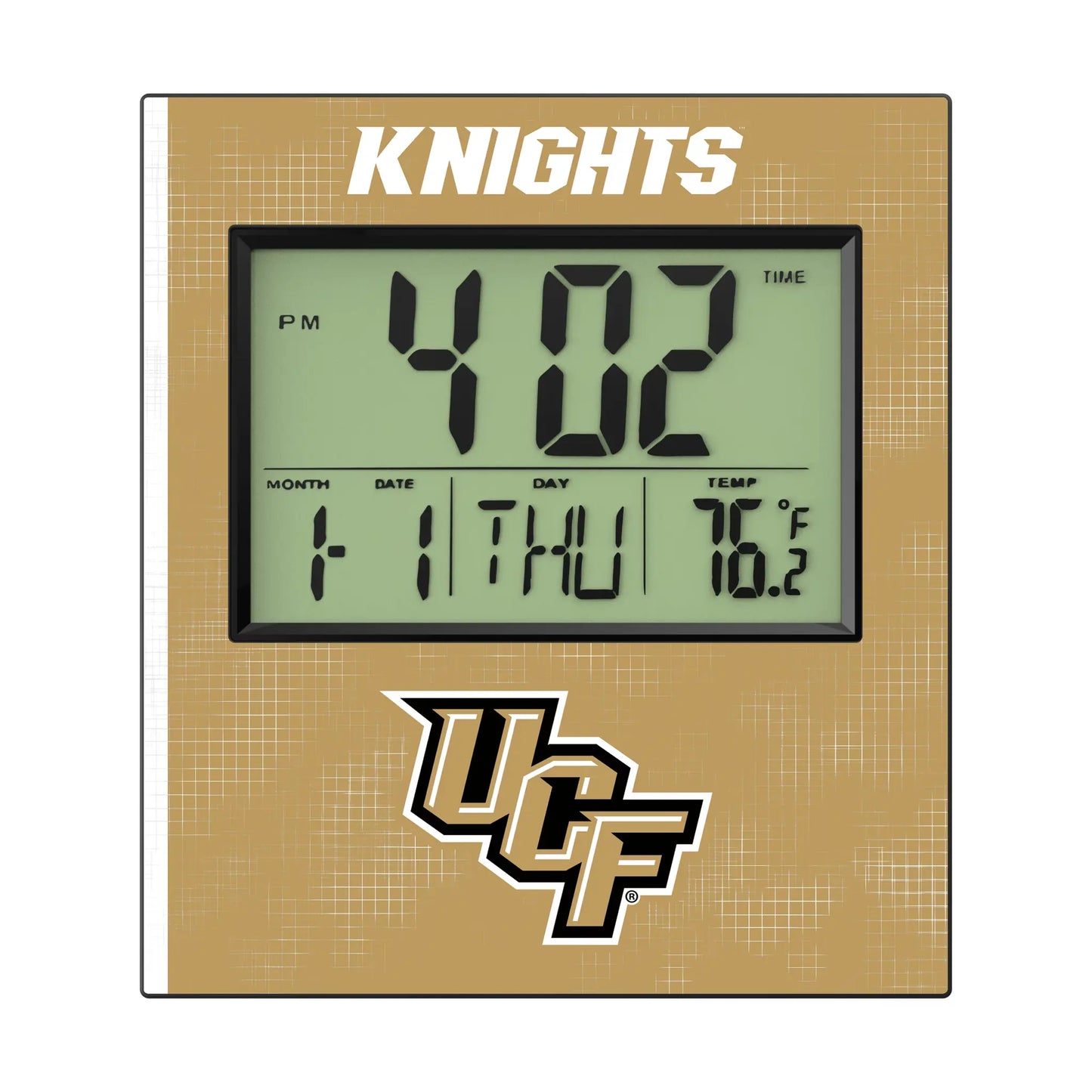 University of Central Florida Golden Knights Hatch Wall Clock