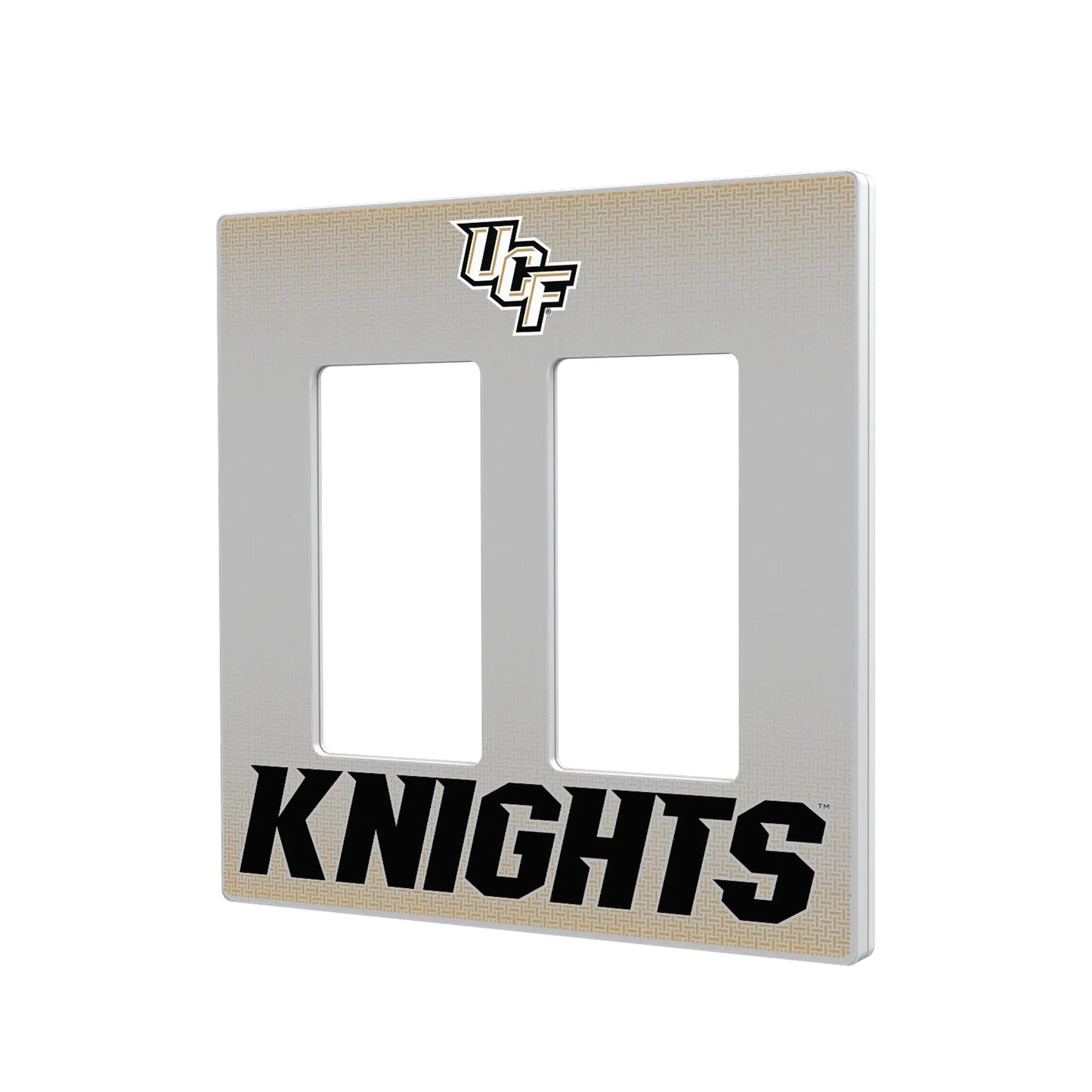 University of Central Florida Golden Knights Linen Hidden-Screw Light Switch Plate