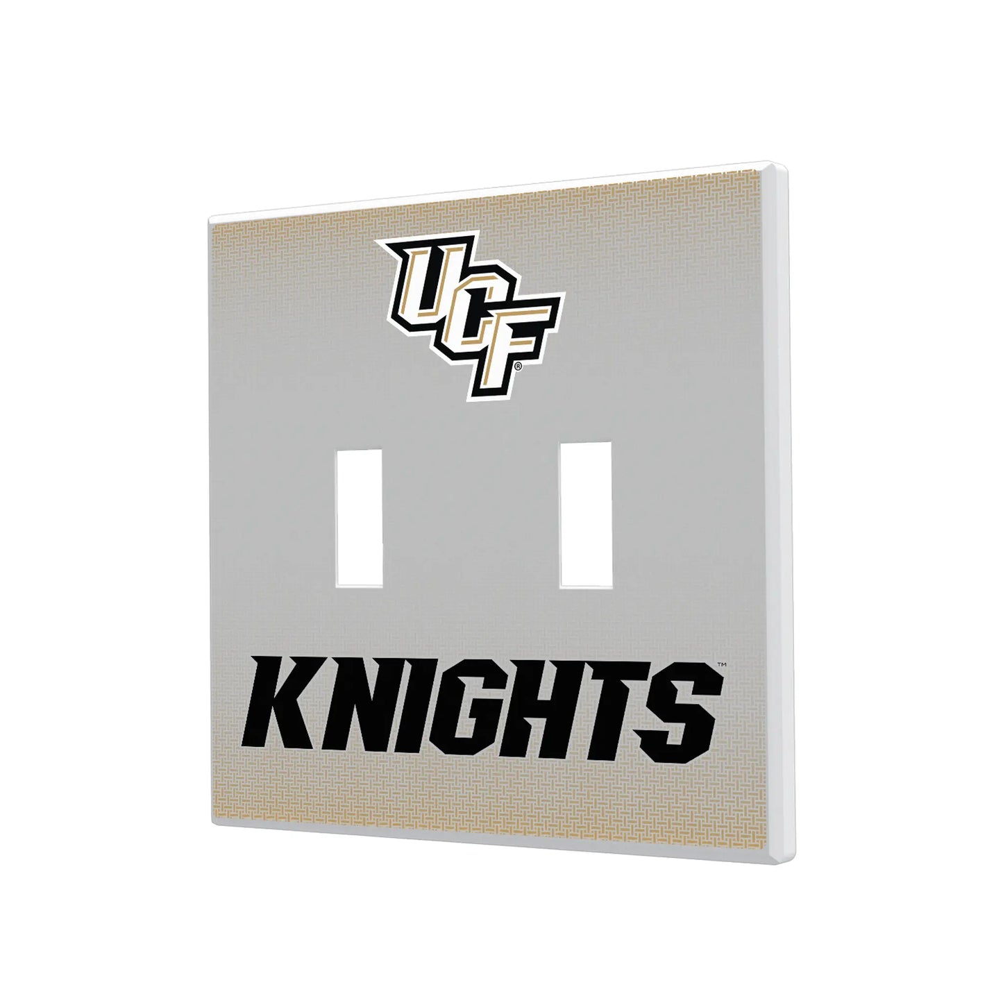 University of Central Florida Golden Knights Linen Hidden-Screw Light Switch Plate