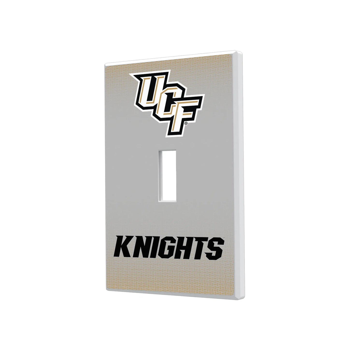 University of Central Florida Golden Knights Linen Hidden-Screw Light Switch Plate