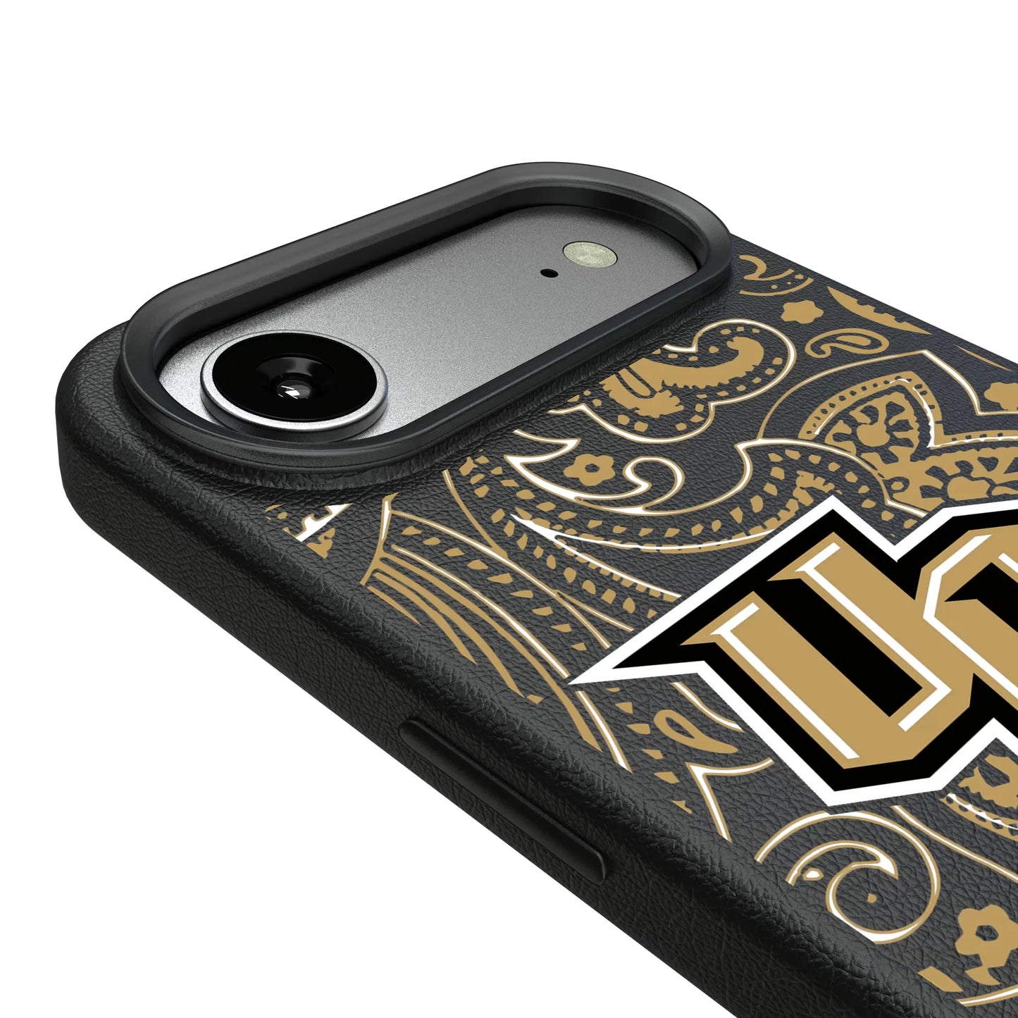 University of Central Florida Golden Knights Paisley MagSafe Compatible Phone Case for Apple iPhone