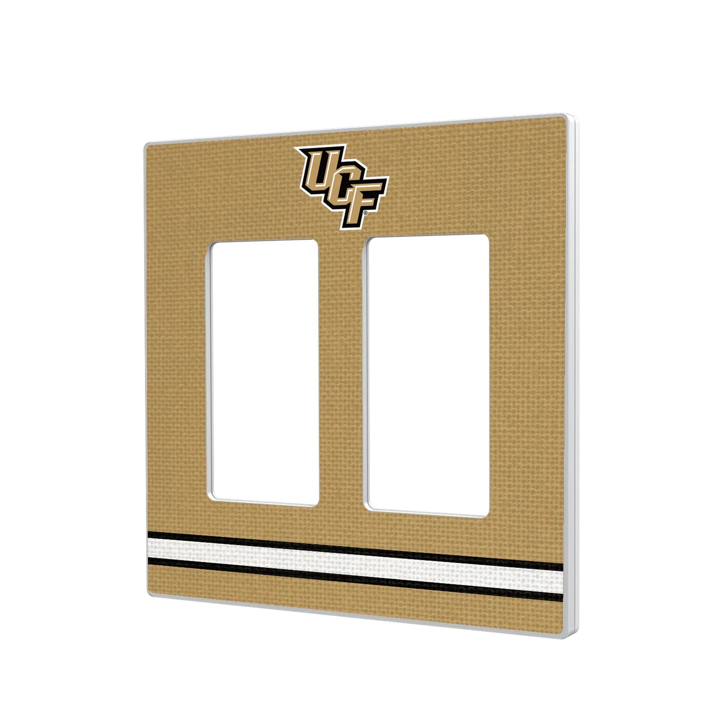 University of Central Florida Golden Knights Stripe Hidden-Screw Light Switch Plate