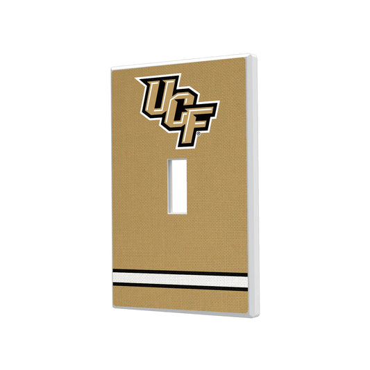 University of Central Florida Golden Knights Stripe Hidden-Screw Light Switch Plate