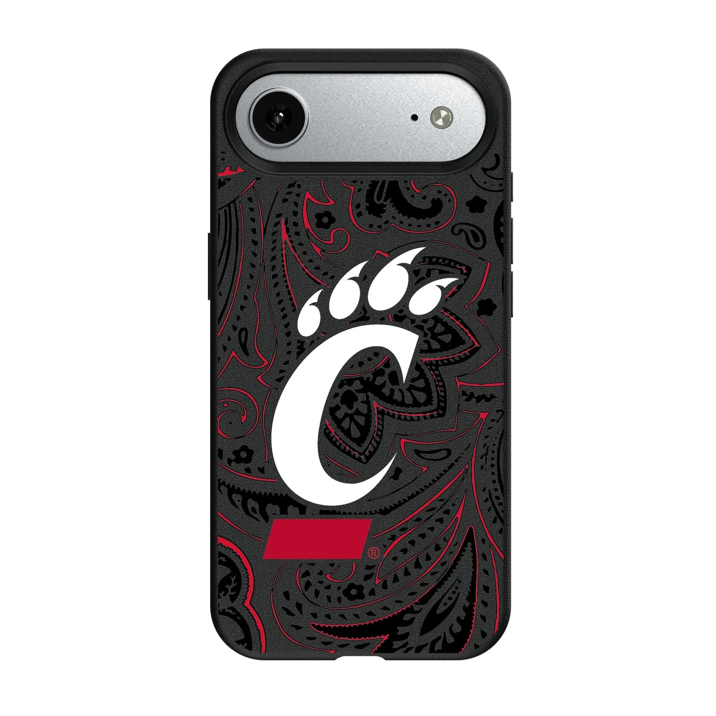 University of Cincinnati Bearcats Paisley MagSafe Compatible Phone Case for Apple iPhone
