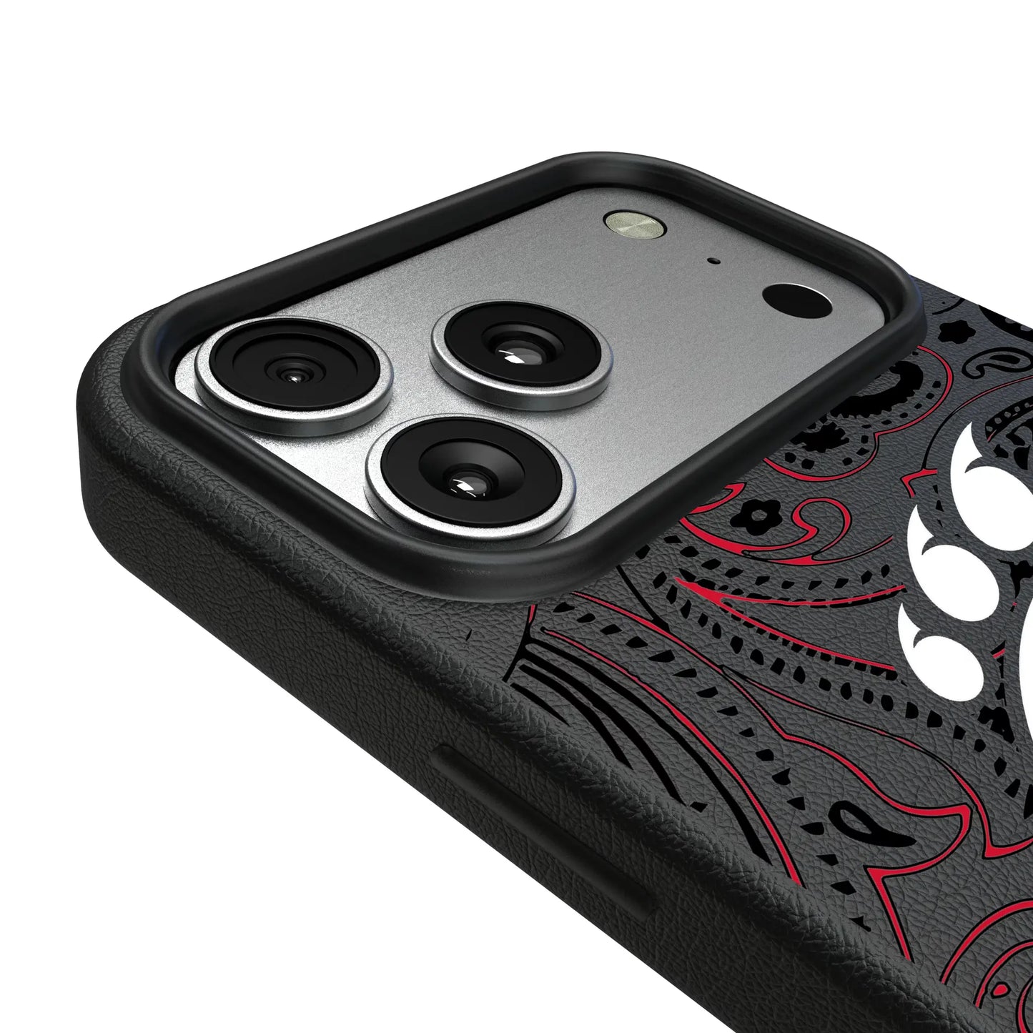 University of Cincinnati Bearcats Paisley MagSafe Compatible Phone Case for Apple iPhone