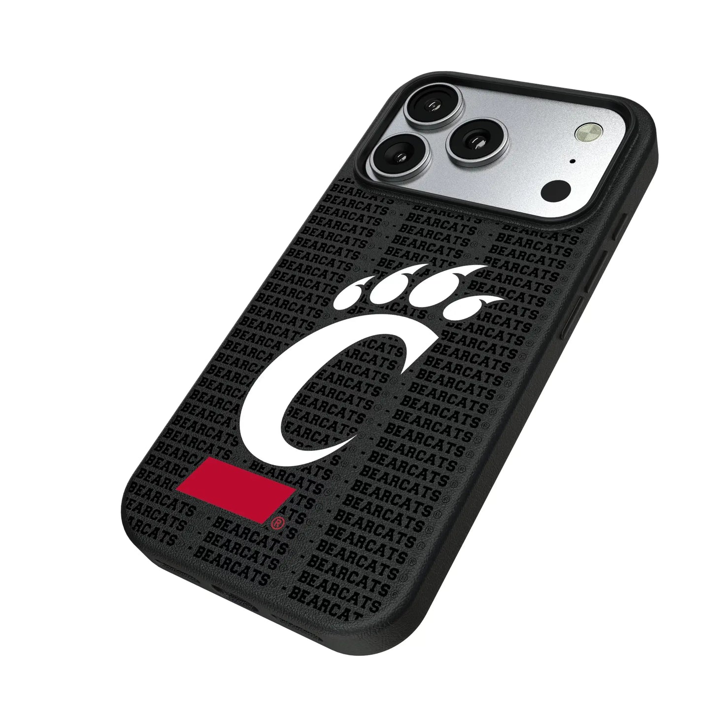 University of Cincinnati Bearcats Text Backdrop MagSafe Compatible Phone Case for Apple iPhone