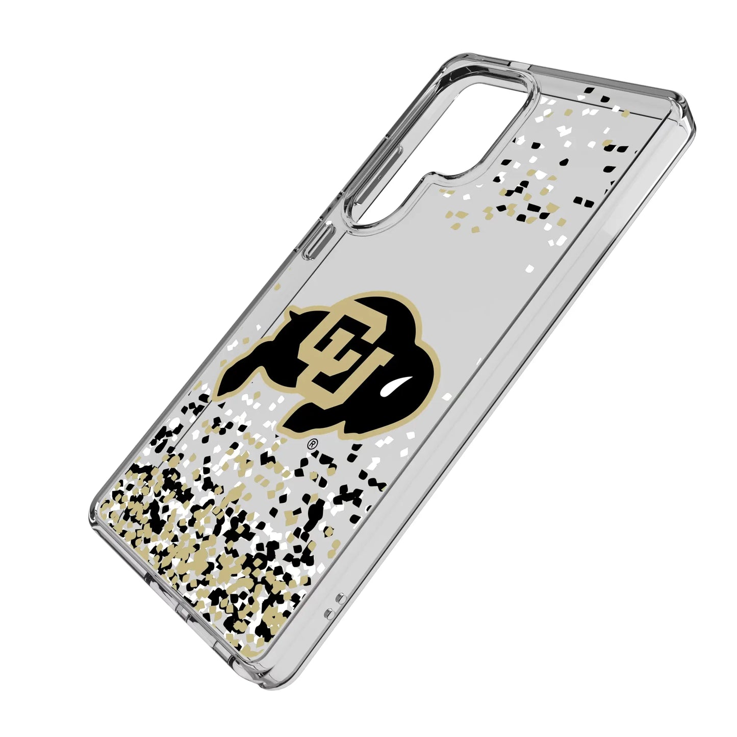 University of Colorado Buffaloes Confetti Clear Phone Case for Samsung Galaxy