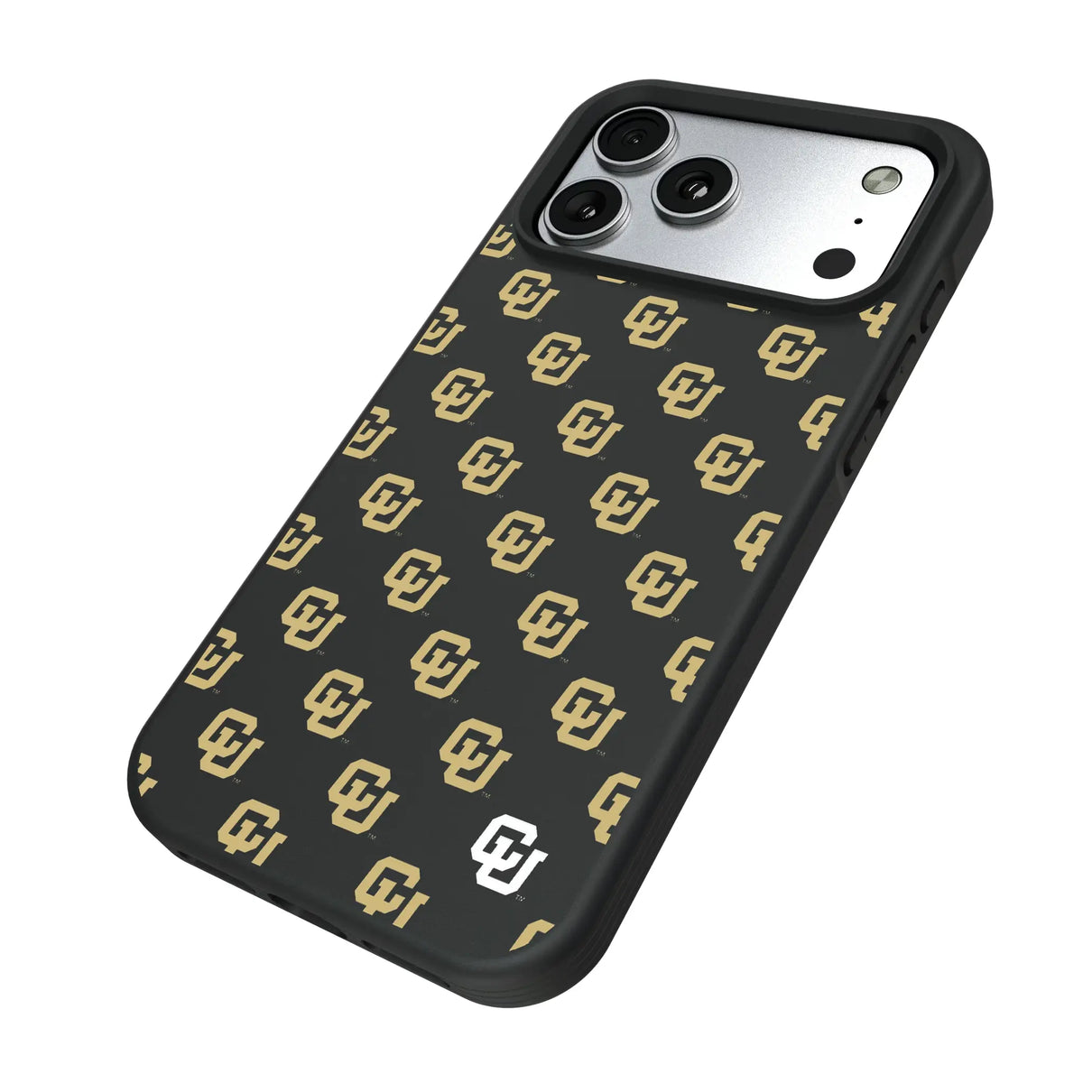 University of Colorado Buffaloes Fashion Pattern Bump Phone Case for Apple iPhone